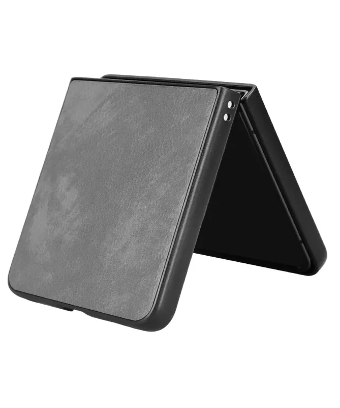 Coque Samsung Galaxy Z Flip 7 Effet Litchi | RUBYTEXT