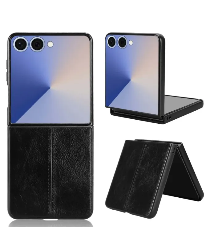 Coque Samsung Galaxy Z Flip 7 effet cuir
