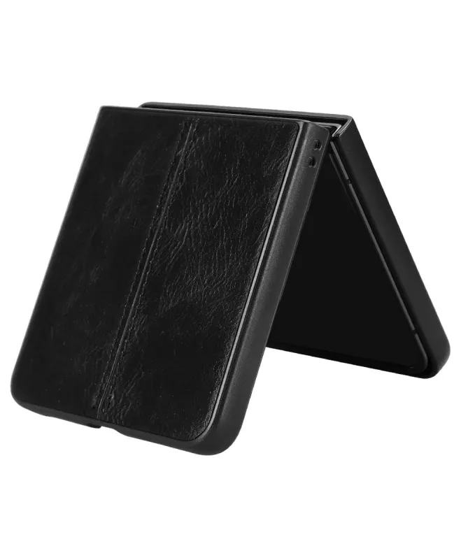 Coque Samsung Galaxy Z Flip 7 effet cuir