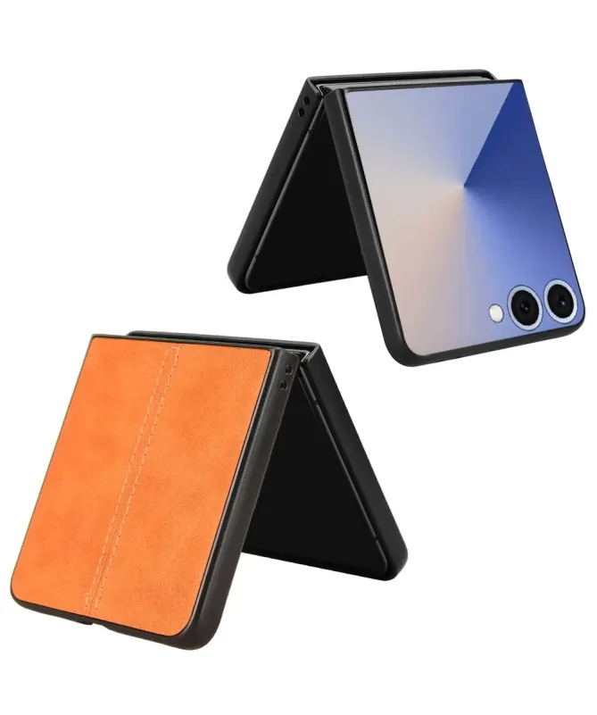 Coque Samsung Galaxy Z Flip 7 effet cuir