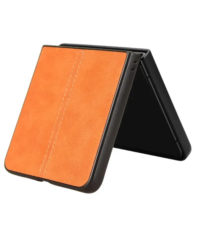Coque Samsung Galaxy Z Flip 7 effet cuir