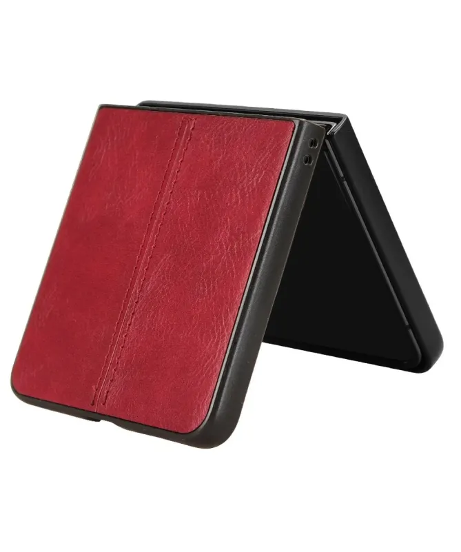 Coque Samsung Galaxy Z Flip 7 effet cuir