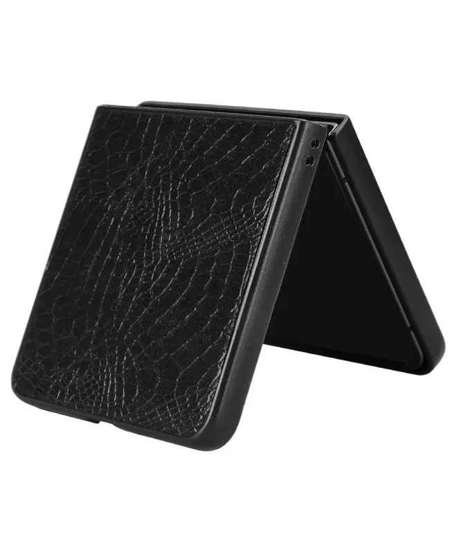 Coque Samsung Galaxy Z Flip 7 effet peau de croco