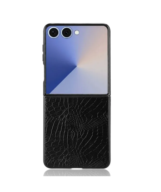 Coque Samsung Galaxy Z Flip 7 effet peau de croco