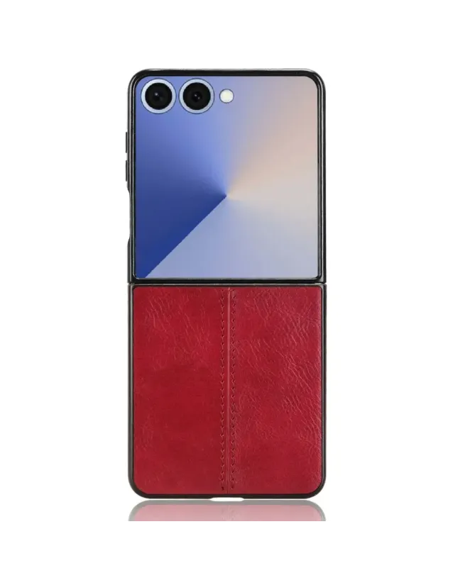 Coque Samsung Galaxy Z Flip 7 effet cuir