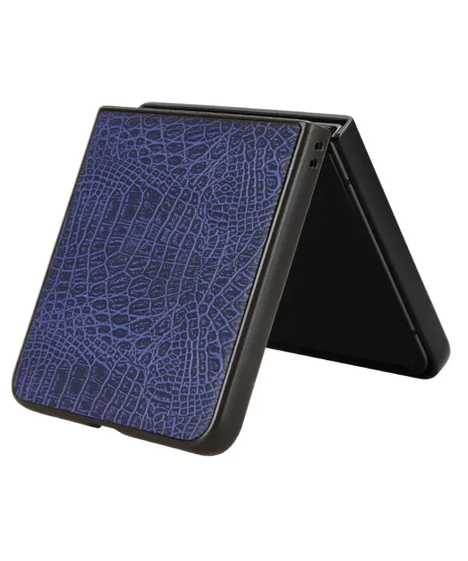 Coque Samsung Galaxy Z Flip 7 effet peau de croco