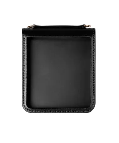 Coque Samsung Galaxy Z Flip 7 avec Porte-cartes Effet Cuir | MILL Noir - photo 8