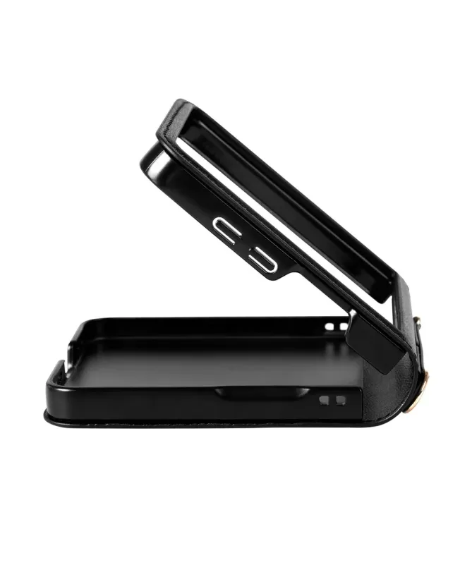 Coque Samsung Galaxy Z Flip 7 avec Porte-cartes Effet Cuir | MILL