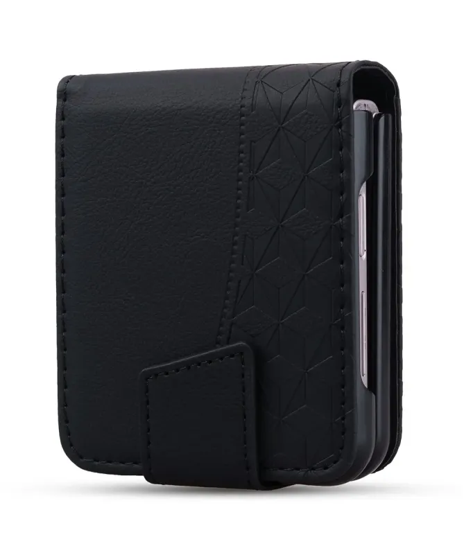 Coque Samsung Galaxy Z Flip 7 Motif Losanges avec Bracelet | RHOMBA