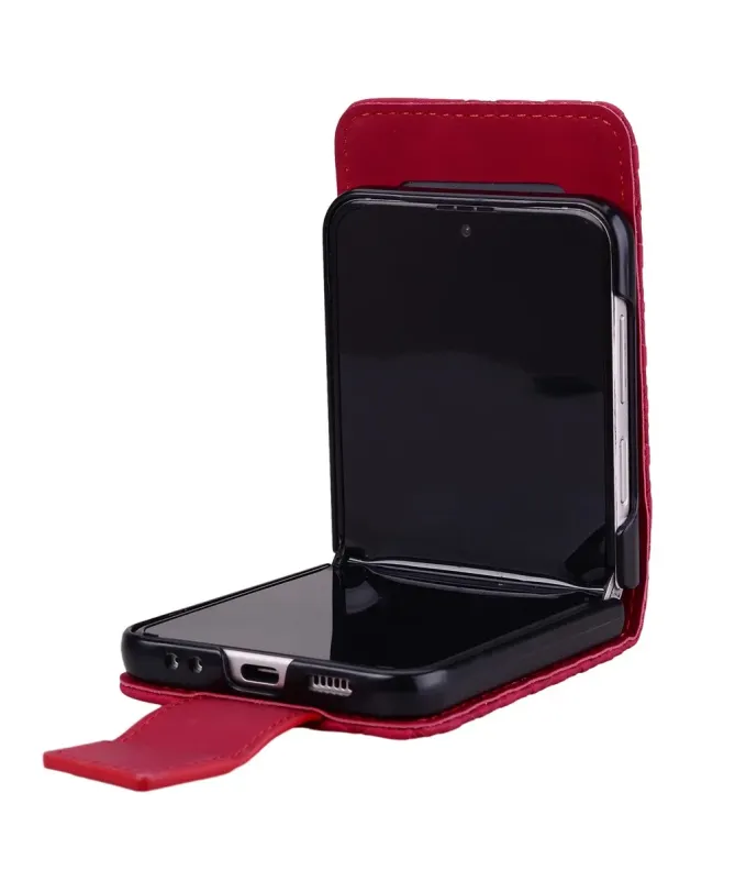 Coque Samsung Galaxy Z Flip 7 Motif Losanges avec Bracelet | RHOMBA