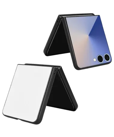 Coque Samsung Galaxy Z Flip 7 effet peau de croco Blanc - photo 16