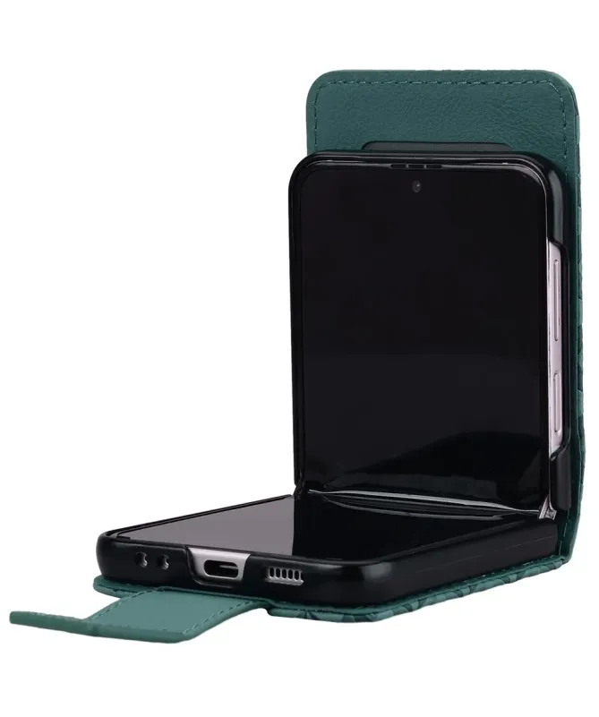 Coque Samsung Galaxy Z Flip 7 Motif Losanges avec Bracelet | RHOMBA