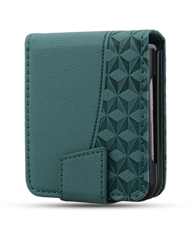 Coque Samsung Galaxy Z Flip 7 Motif Losanges avec Bracelet | RHOMBA