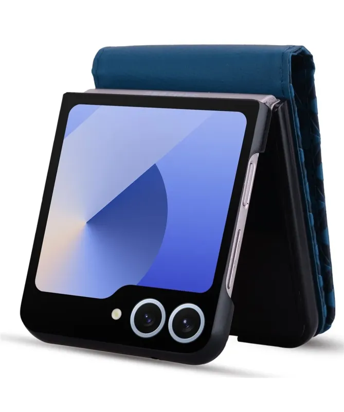 Coque Samsung Galaxy Z Flip 7 Motif Losanges avec Bracelet | RHOMBA