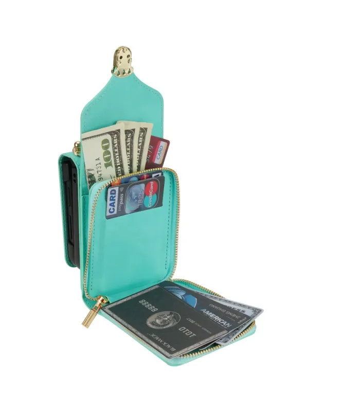 Coque Samsung Galaxy Z Flip 7 Portefeuille avec Fermeture Éclair | ROS