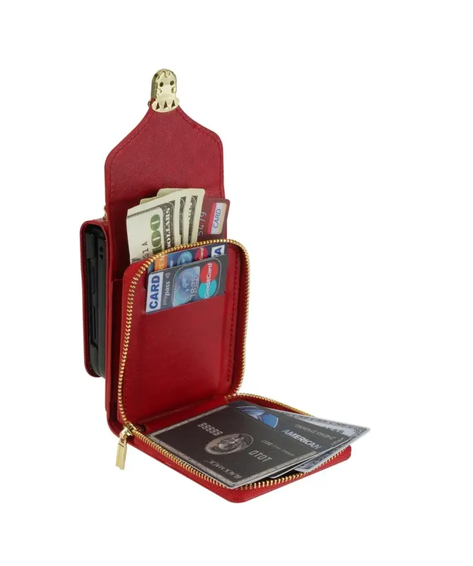 Coque Samsung Galaxy Z Flip 7 Portefeuille avec Fermeture Éclair | ROS