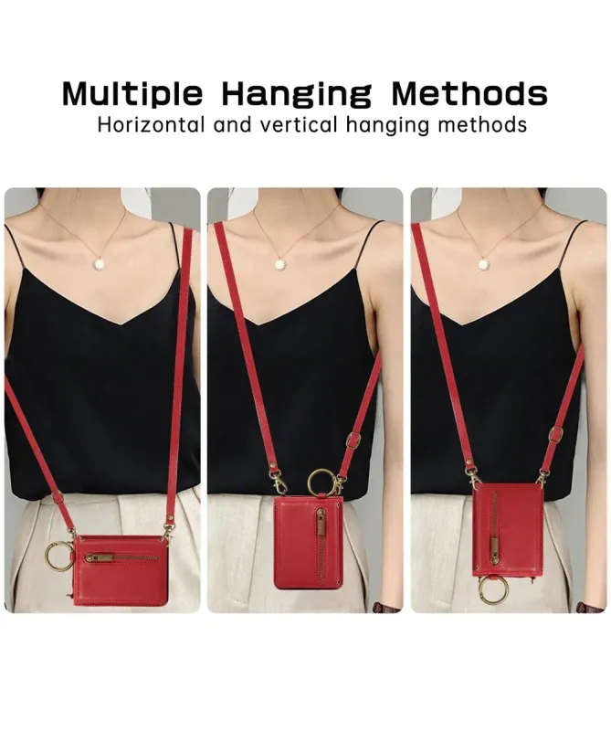 Coque Samsung Galaxy Z Flip 7 Portefeuille Zippé avec Support Anneau |