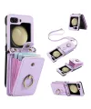 Coque Samsung Galaxy Z Flip 7 avec Porte-cartes et Anneau | VELARIS