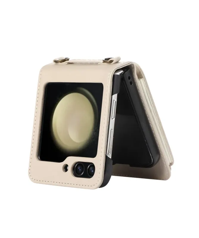 Coque Samsung Galaxy Z Flip 7 avec Porte-cartes et Anneau | VELARIS