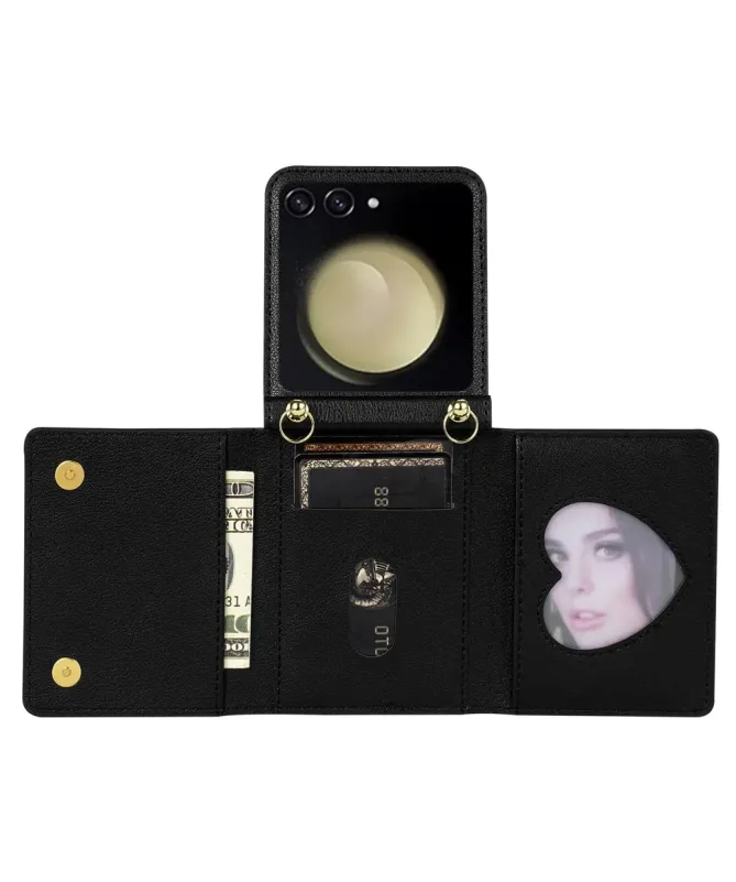 Coque Samsung Galaxy Z Flip 7 Portefeuille avec Fermeture Éclair | SEC