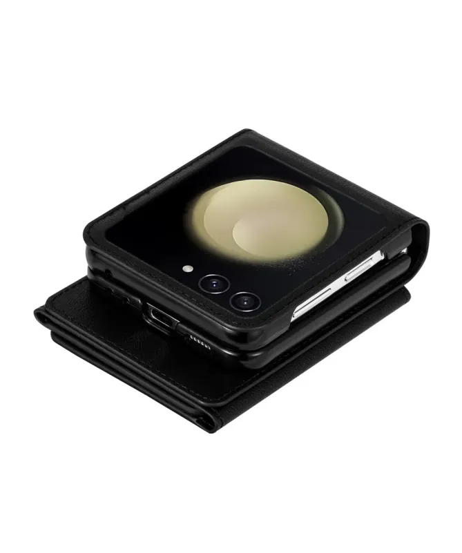 Coque Samsung Galaxy Z Flip 7 Portefeuille avec Fermeture Éclair | SEC