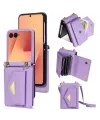 Coque Samsung Galaxy Z Flip 7 avec Porte-cartes et Sangle | AMBRA