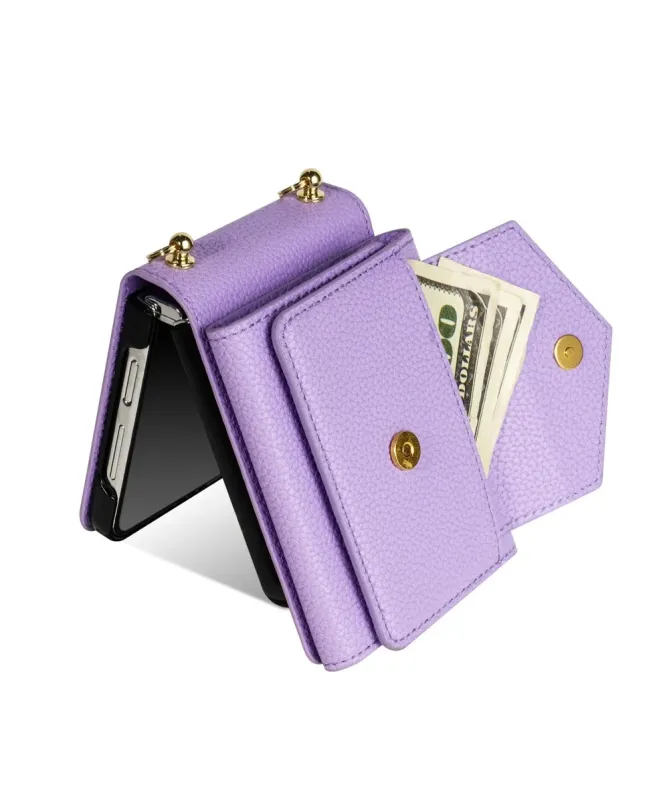 Coque Samsung Galaxy Z Flip 7 avec Porte-cartes et Sangle | AMBRA