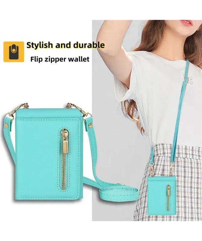 Coque Samsung Galaxy Z Flip 7 Portefeuille avec Fermeture Éclair | SEC