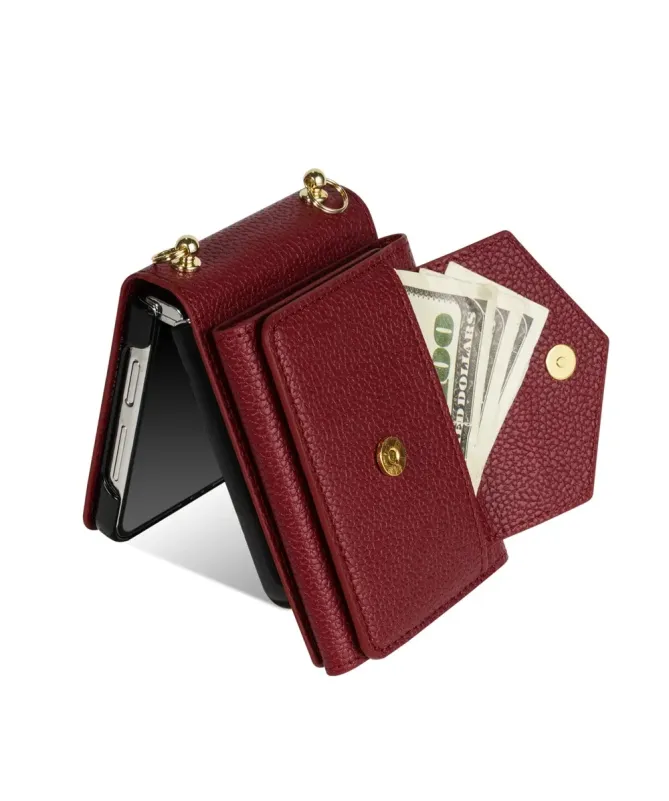 Coque Samsung Galaxy Z Flip 7 avec Porte-cartes et Sangle | AMBRA