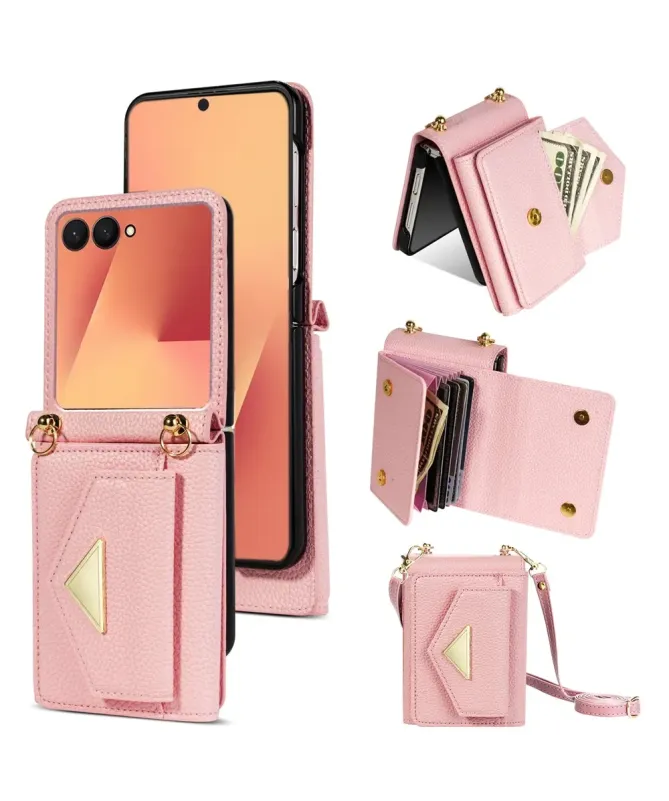 Coque Samsung Galaxy Z Flip 7 avec Porte-cartes et Sangle | AMBRA
