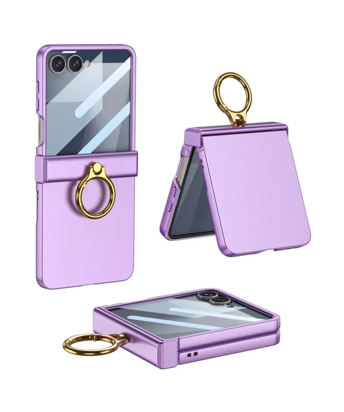 Coque Samsung Galaxy Z Flip 7 Ultra Fine avec Support Anneau | SLIMRIN