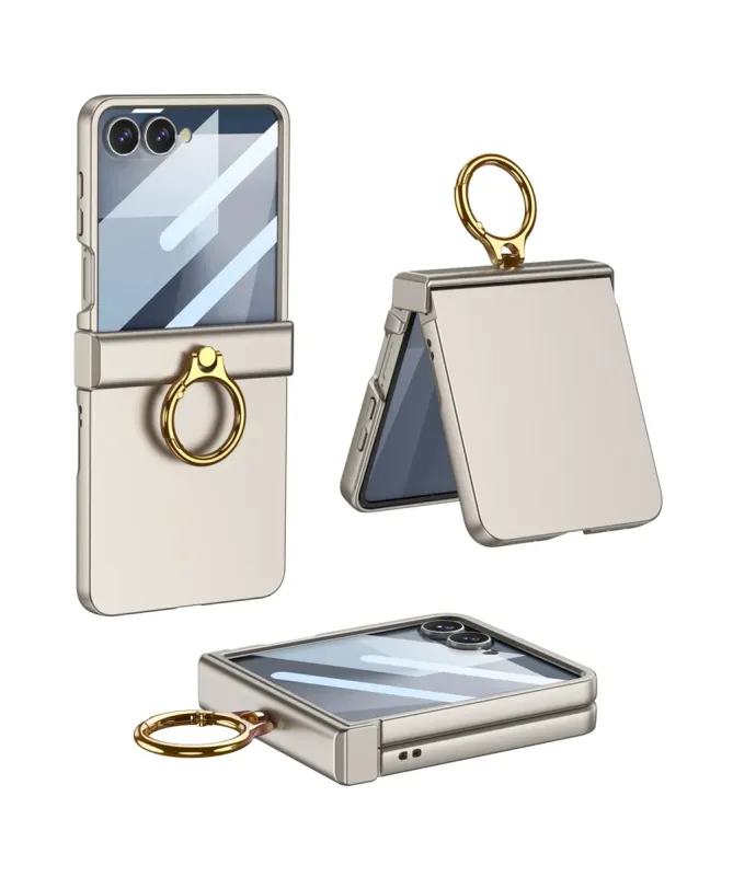 Coque Samsung Galaxy Z Flip 7 Ultra Fine avec Support Anneau | SLIMRIN