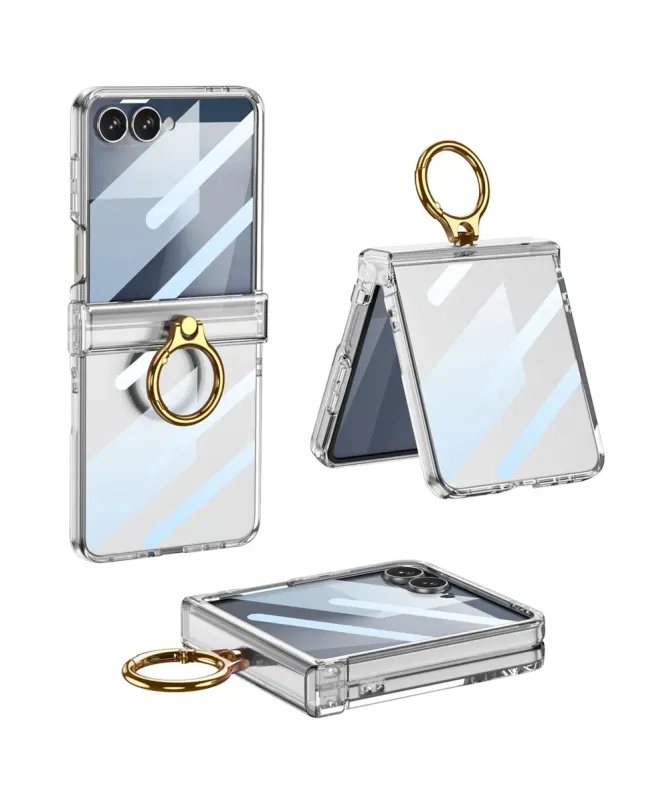 Coque Samsung Galaxy Z Flip 7 Ultra Fine avec Support Anneau | SLIMRIN