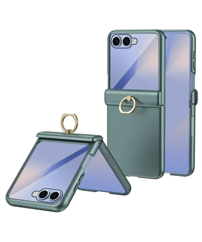 Coque Samsung Galaxy Z Flip 7 avec anneau et protection charnière