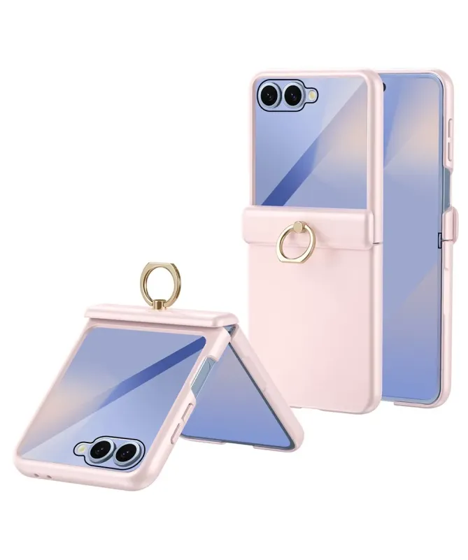 Coque Samsung Galaxy Z Flip 7 avec anneau et protection charnière