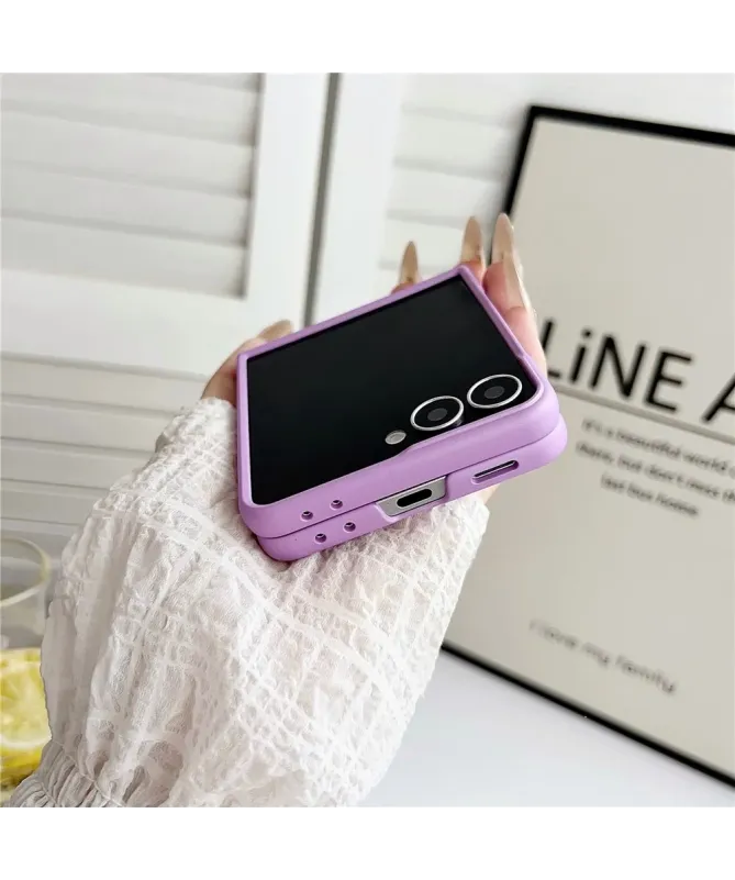 Coque Samsung Galaxy Z Flip 7 Ultra Fine avec Pendentif Perlé | PEARLY