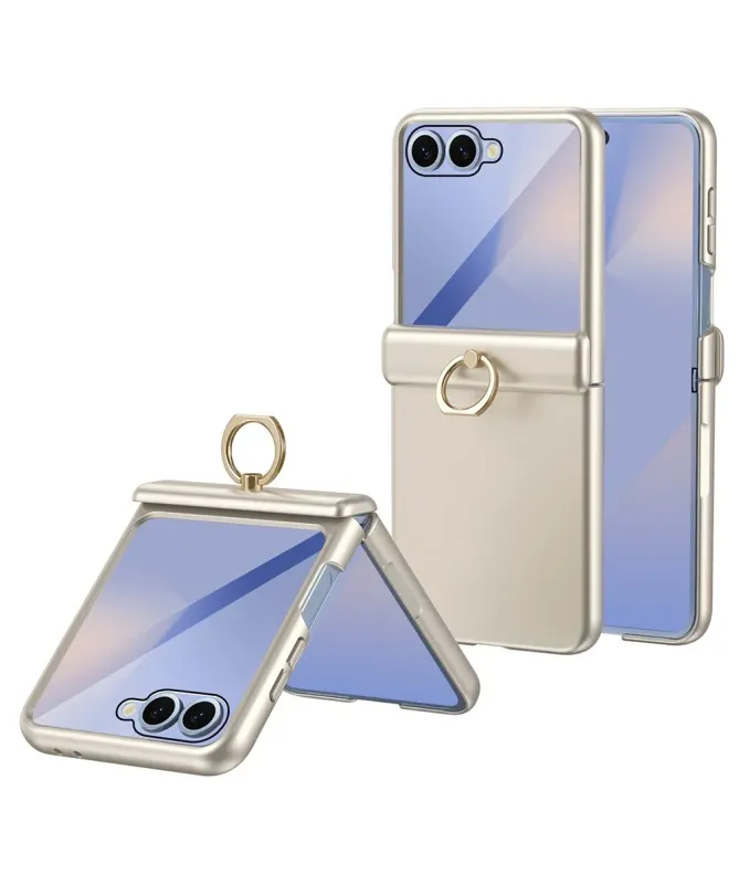 Coque Samsung Galaxy Z Flip 7 avec anneau et protection charnière