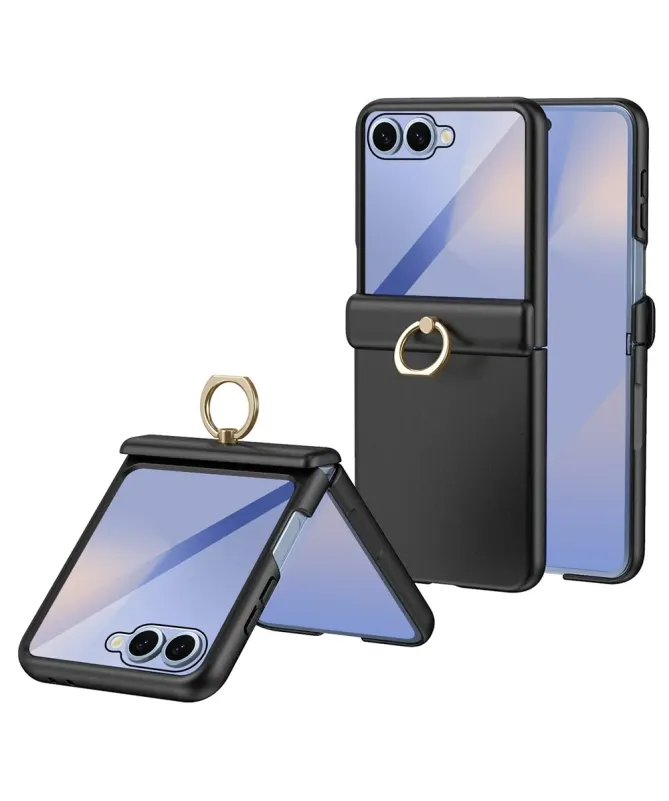 Coque Samsung Galaxy Z Flip 7 avec anneau et protection charnière