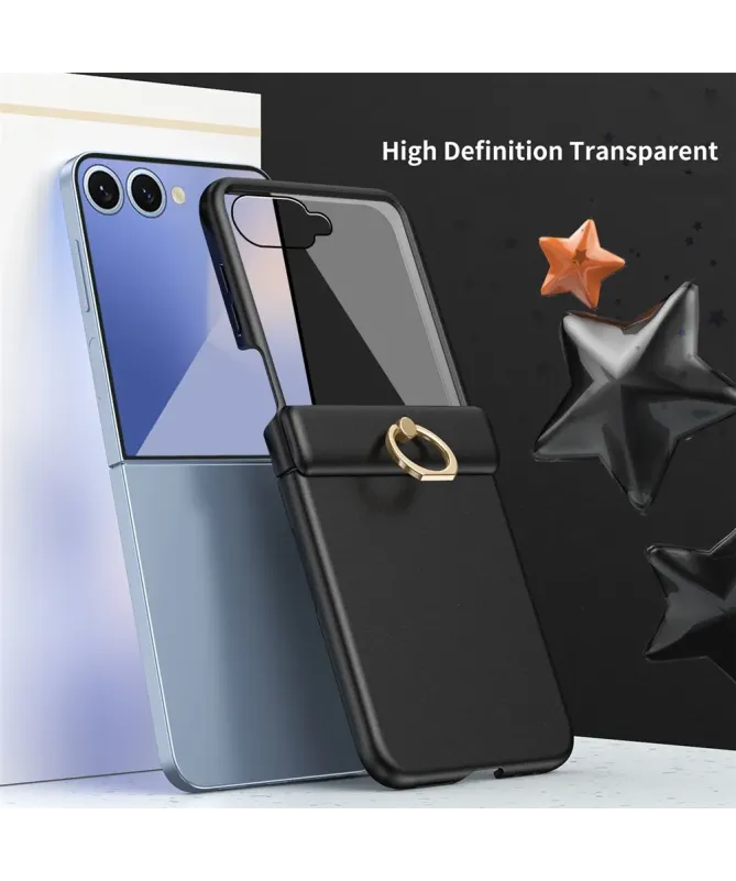 Coque Samsung Galaxy Z Flip 7 avec anneau et protection charnière
