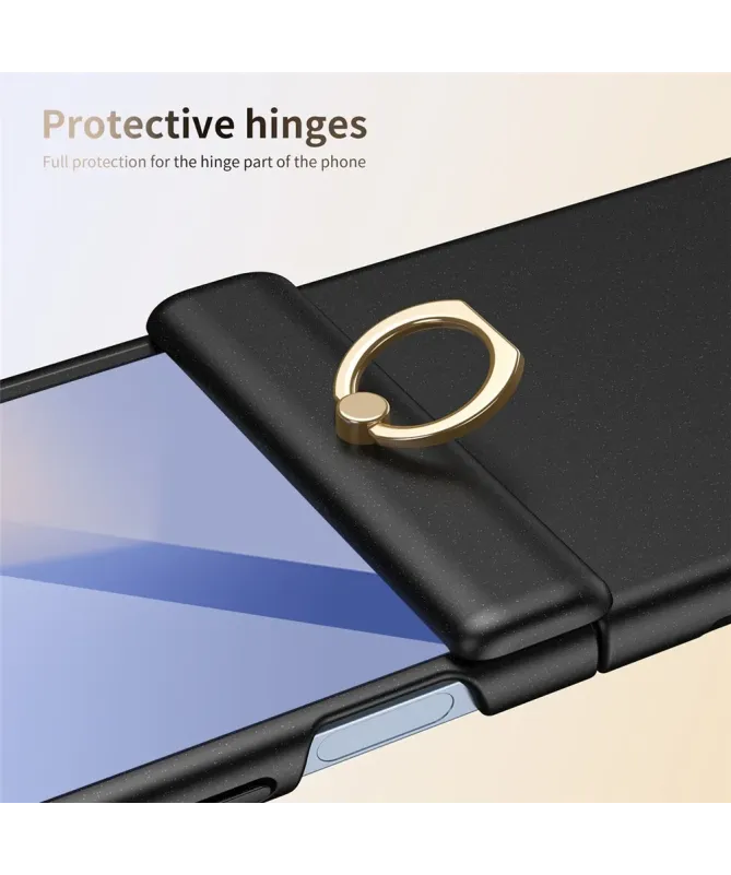 Coque Samsung Galaxy Z Flip 7 avec anneau et protection charnière