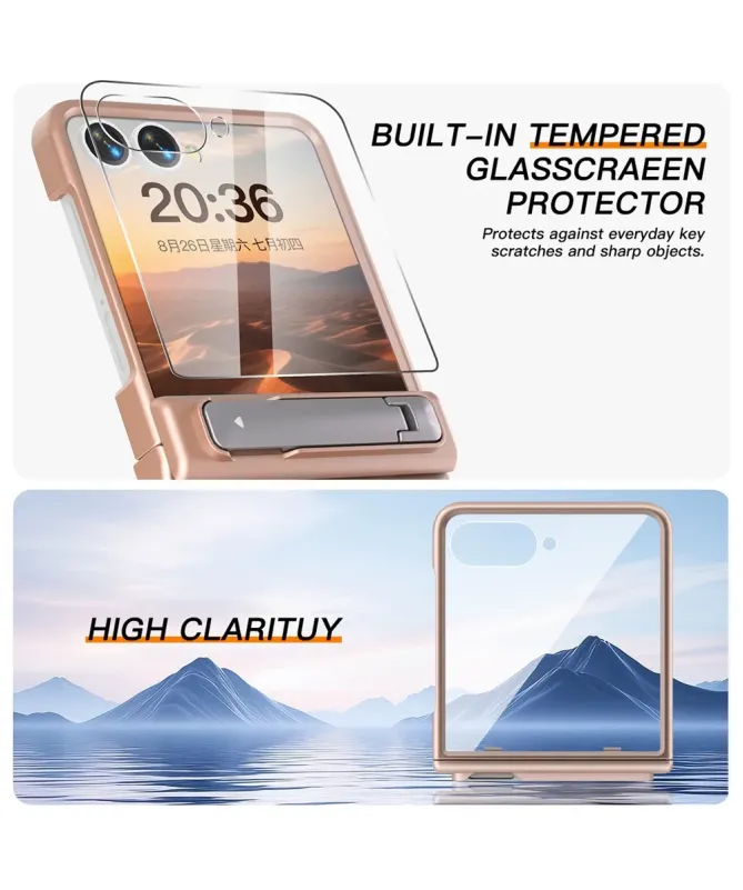 Coque support Samsung Galaxy Z Flip 7 avec film écran | STANDGUARD