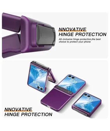 Coque support Samsung Galaxy Z Flip 7 avec film écran | STANDGUARD Violet - photo 14