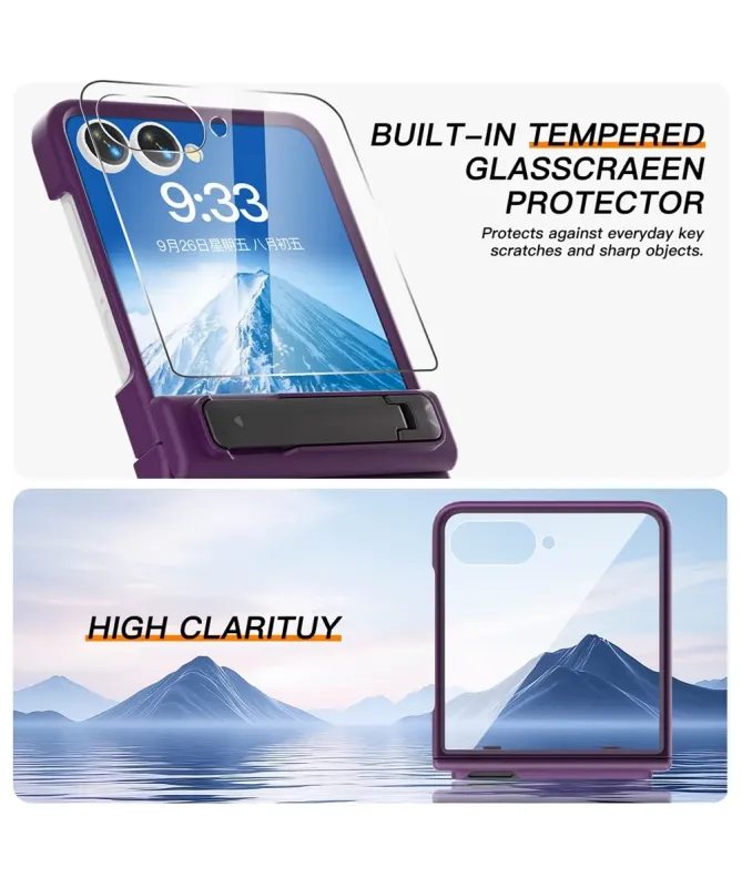 Coque support Samsung Galaxy Z Flip 7 avec film écran | STANDGUARD