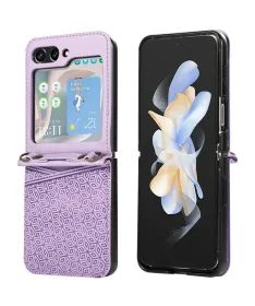 Coque Samsung Galaxy Z Flip 7 Porte‑cartes Motif Losange | HEX