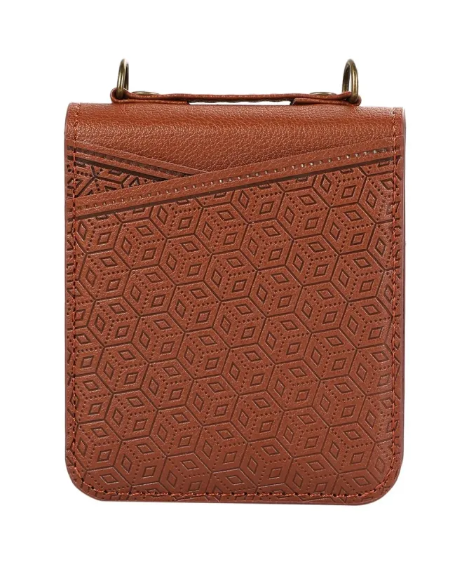 Coque Samsung Galaxy Z Flip 7 Porte‑cartes Motif Losange | HEX