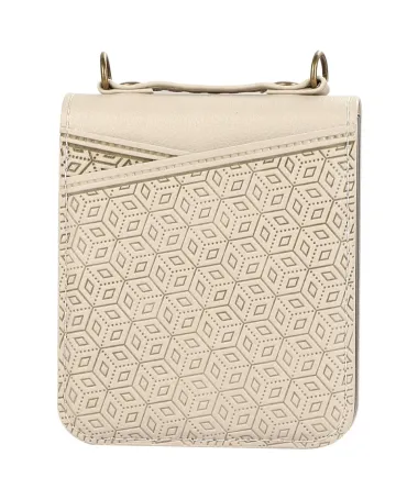 Coque Samsung Galaxy Z Flip 7 Porte‑cartes Motif Losange | HEX Beige Clair - photo 27