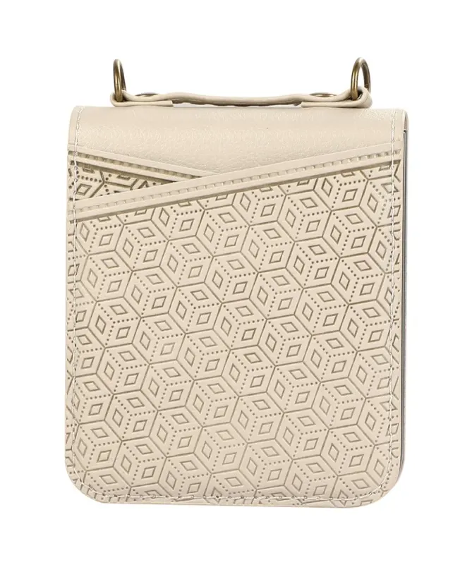 Coque Samsung Galaxy Z Flip 7 Porte‑cartes Motif Losange | HEX