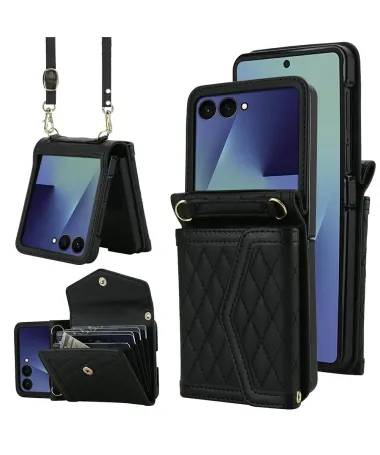 Etui Portefeuille Samsung Galaxy Z Flip 7 Anti‑RFID | ELEGANZA