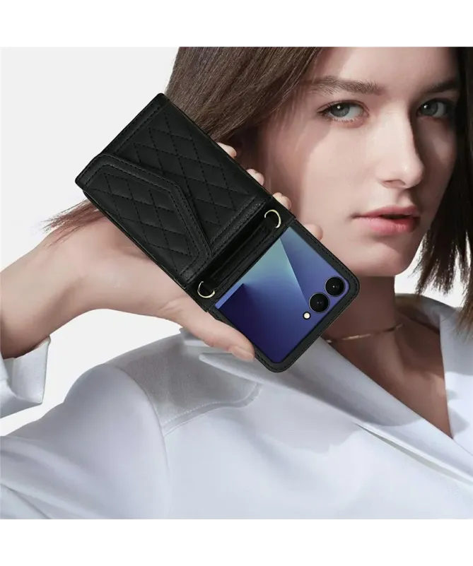 Etui Portefeuille Samsung Galaxy Z Flip 7 Anti‑RFID | ELEGANZA