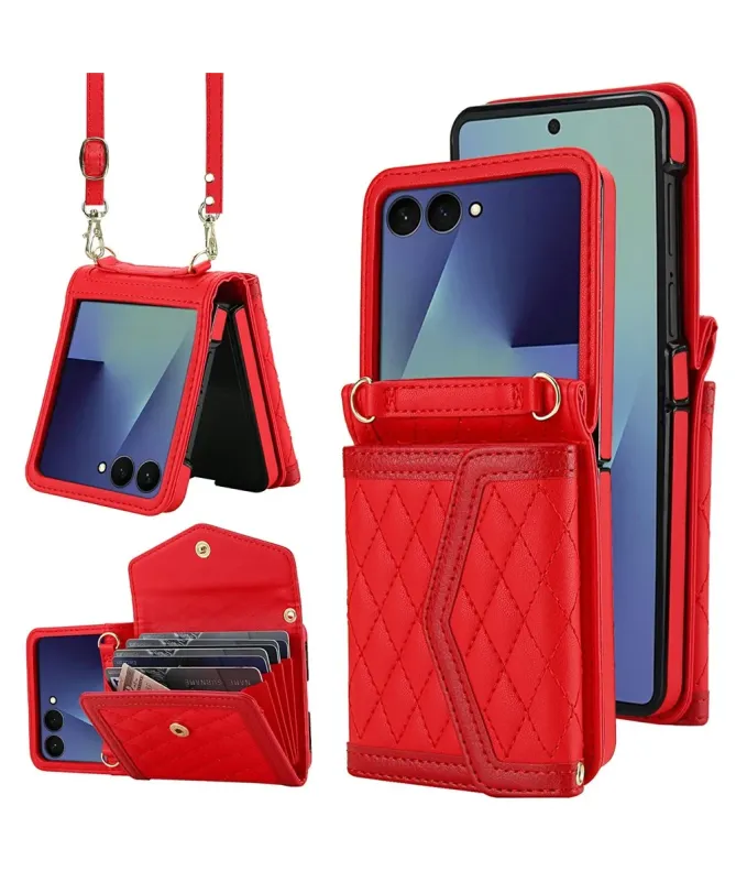 Etui Portefeuille Samsung Galaxy Z Flip 7 Anti‑RFID | ELEGANZA